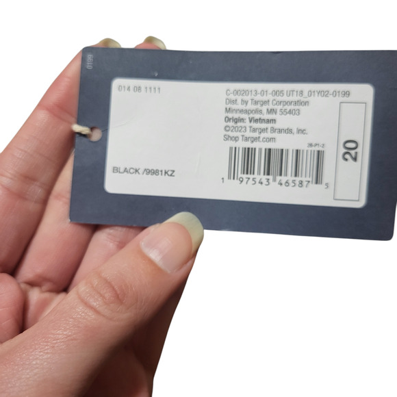 NWT Universal thread sequined jeans in black, size 20 - Picture 11 of 11